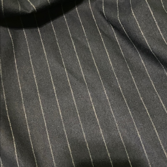 Zara ZW COLLECTION WOOL PINSTRIPE PANTS Sz L - Picture 11 of 12